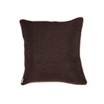Load image into Gallery viewer, Kutnu Silk Pillow with Embroidery - Fertility , Dark Brown Authentic Silk Cushion
