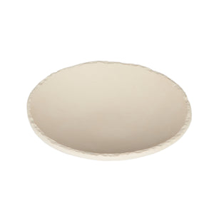 Magma Handmade Ceramic Plate Beige 25 cm