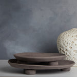 Load image into Gallery viewer, Makaron Handmade Ceramic Plate Anthratice 28 cm
