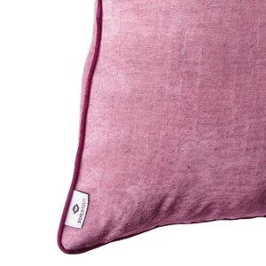 Kutnu Silk Pillow with Embroidery - Fertility , Pink Authentic Silk Cushion