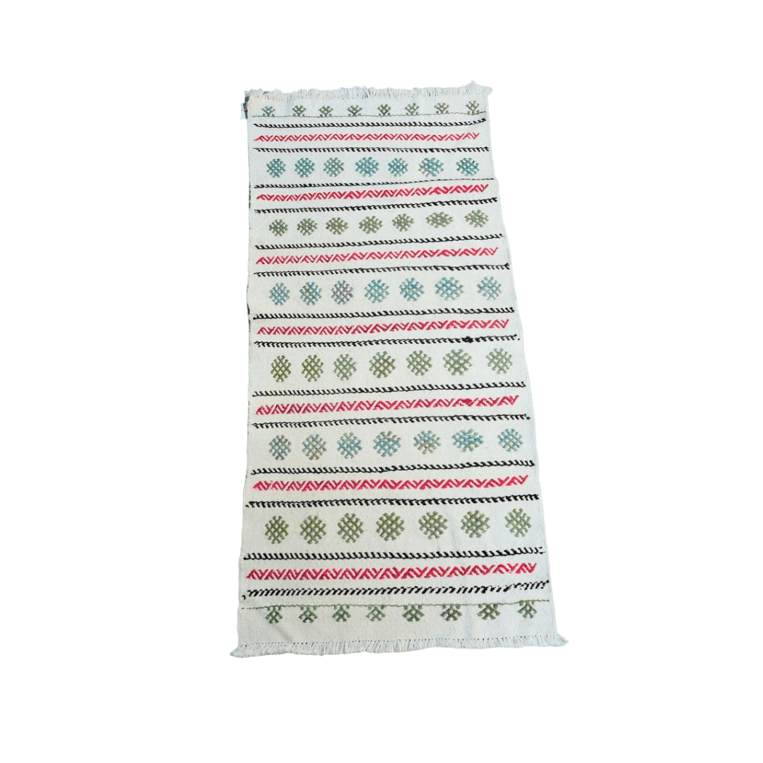 Vintage Embroidered Kilim Rug no7 - bohemtolia