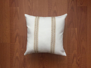 Beige pillow cover with detail no1 - bohemtolia