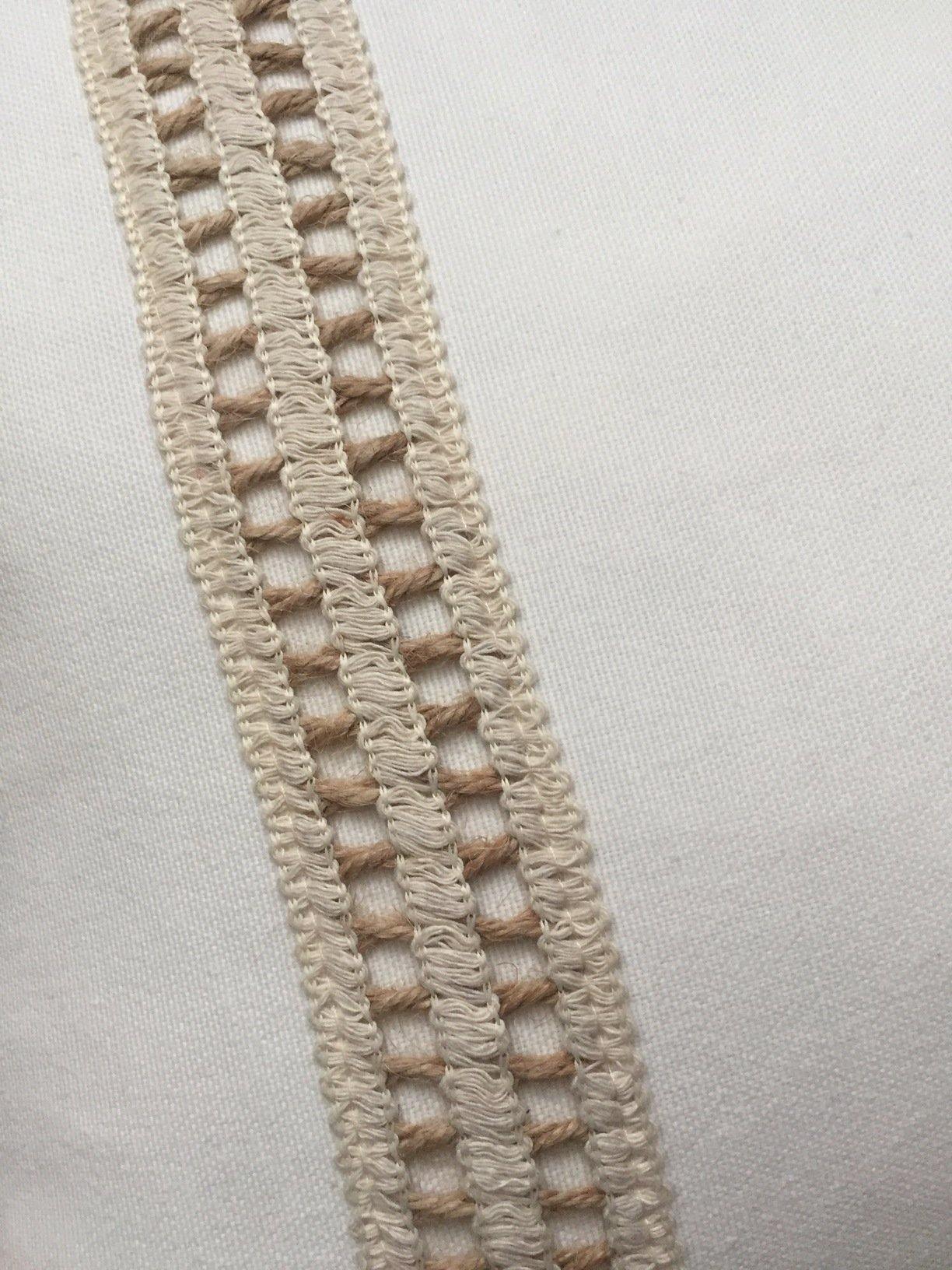 Beige pillow cover with detail no1 - bohemtolia