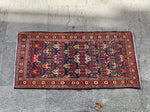 Load image into Gallery viewer, Vintage rug with authentic design, 2.1x4.2 ft, p515
