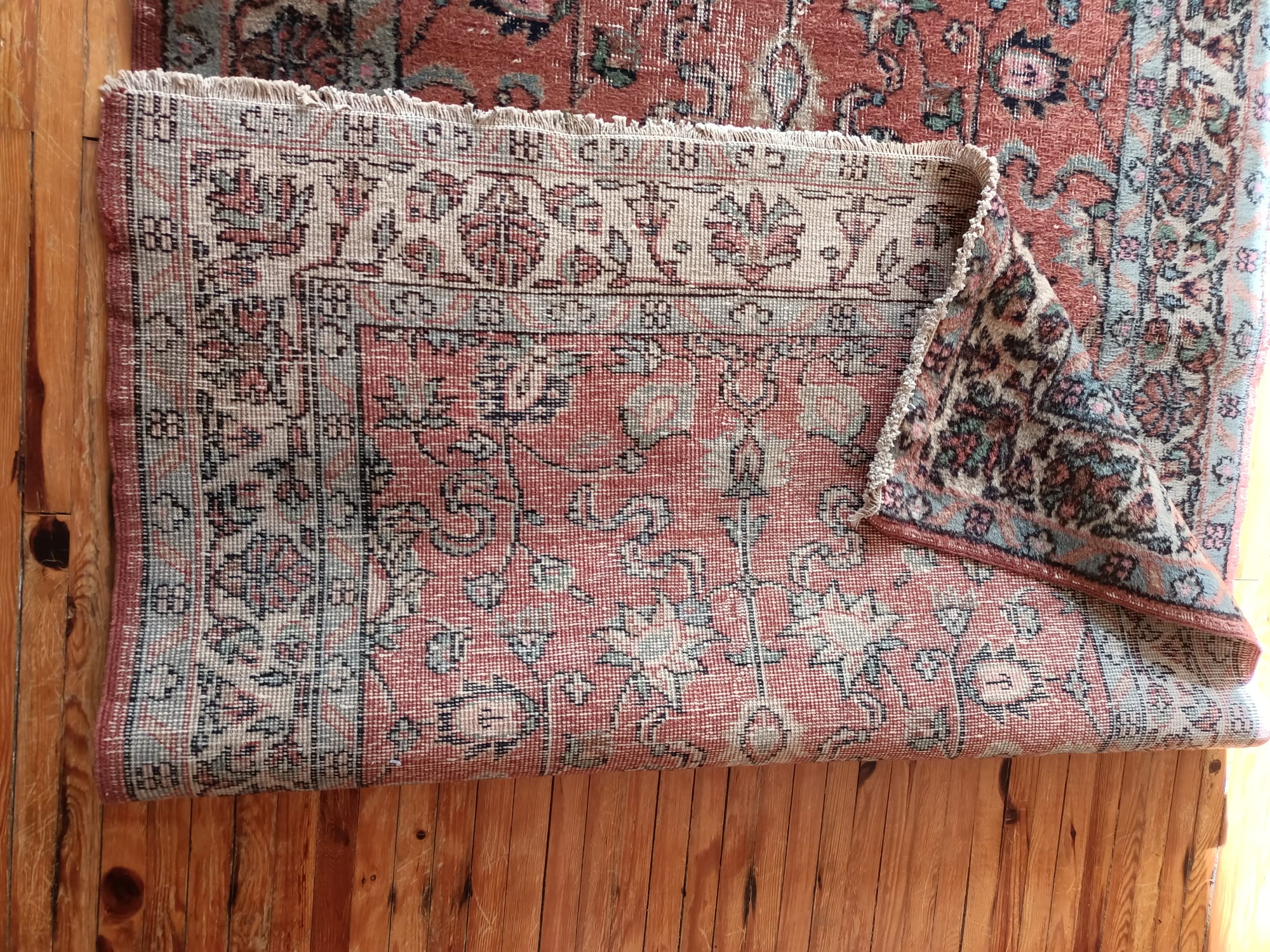 Oriental Turkish Carpet 6.6x3.8 ft
