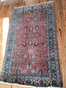 Oriental Turkish Carpet 6.6x3.8 ft
