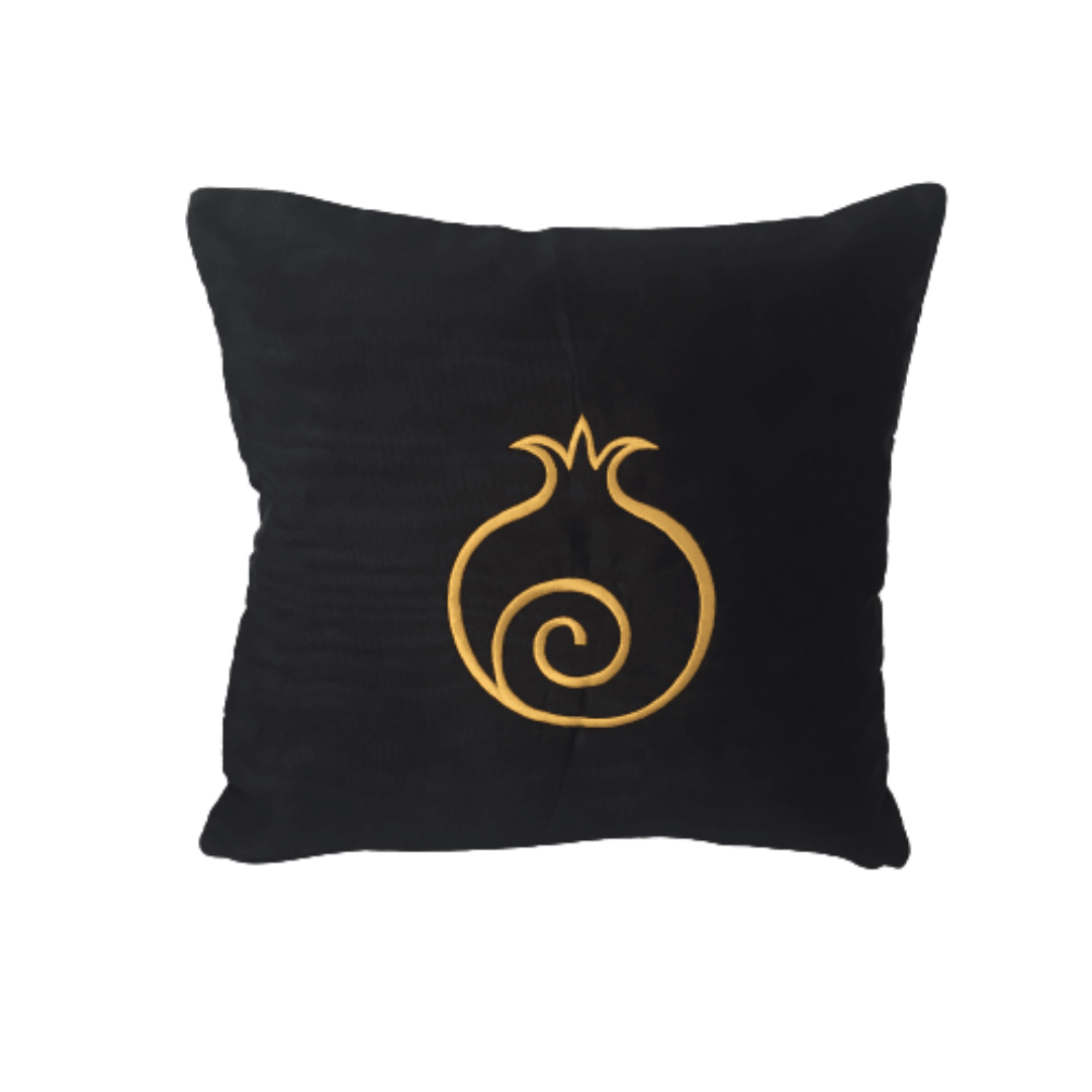 Black Gold Pomegranate Pillowcase - bohemtolia
