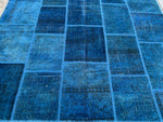Load image into Gallery viewer, Vintage Patchwork Rug, 7.8X10.5 ft, PW181
