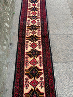 Load image into Gallery viewer, Authentic runner rug, 1.6x12.2 ft, P606
