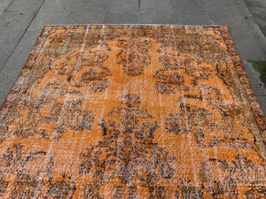 Oriental medallion rug, 6.8x10.5 ft, B875