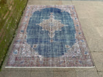 Load image into Gallery viewer, Blue medallion rug, 5.8 x7.10 ft, B876

