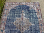 Load image into Gallery viewer, Blue medallion rug, 5.8 x7.10 ft, B876
