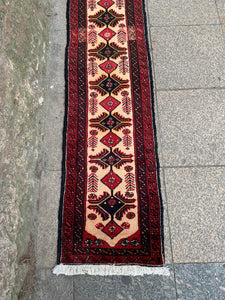 Authentic runner rug, 1.6x12.2 ft, P606