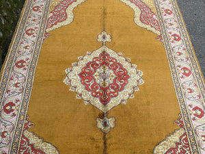 Medallion silk rug, 4.11x7.1 ft, F534