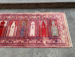 Load image into Gallery viewer, Vintage silk rug, 2.10x6.11 ft, F559
