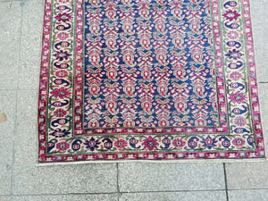 Oriental area rug, 2.11x4.3 ft, K592