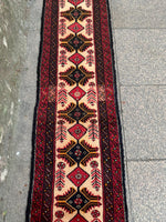 Load image into Gallery viewer, Authentic runner rug, 1.6x12.2 ft, P606
