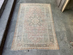 Load image into Gallery viewer, Oriental silk carpet, 4.4x6.4 ft, F686
