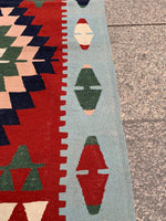 Load image into Gallery viewer, Wool kilim rug, 2.7x11.3 ft, U736
