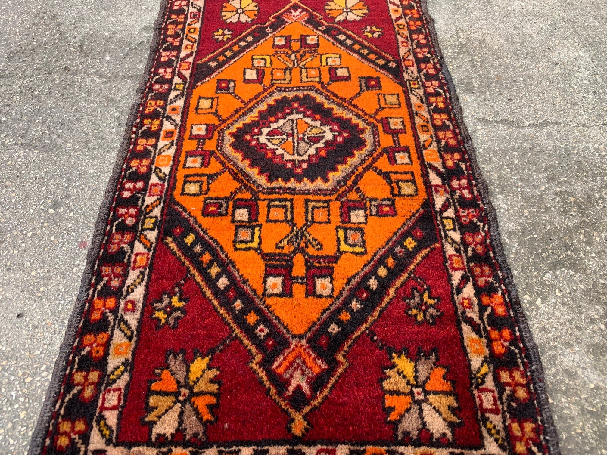 Small kilim rug, 1.7x3.1 ft, A811