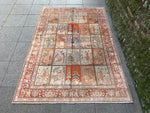 Load image into Gallery viewer, Vintage Silk Rug, 4.9x7 ft, F846
