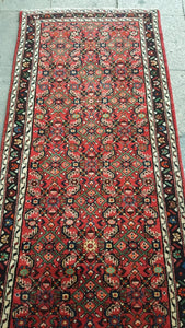 Tribal runner rug, 2.10x19.11 ft, P893