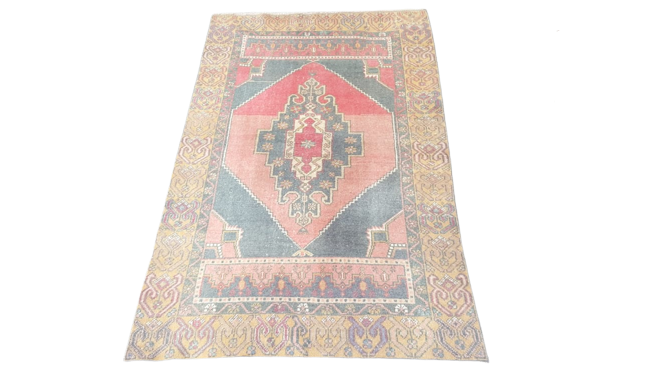 Authentic medallion rug, 3.5x5.5 ft, A909