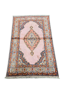Oriental silk rug, 2.10x4.6 ft, F647