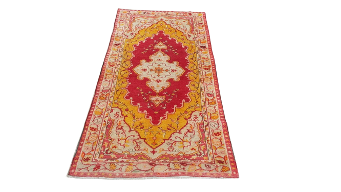 Oriental medallion rug, 6x6.11 ft, G610