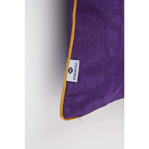 Kutnu Silk Pillow with Embroidery - Fertility Purple Authentic Silk Cushion - Yastk