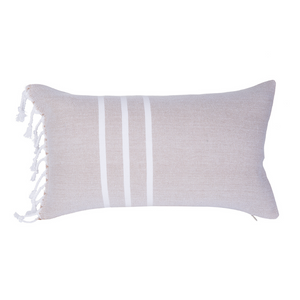Peshtemal Pillow - Beige - bohemtolia